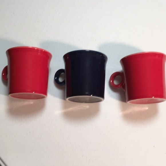 Three Fiesta Coffee Mugs - Picture 4 of 4